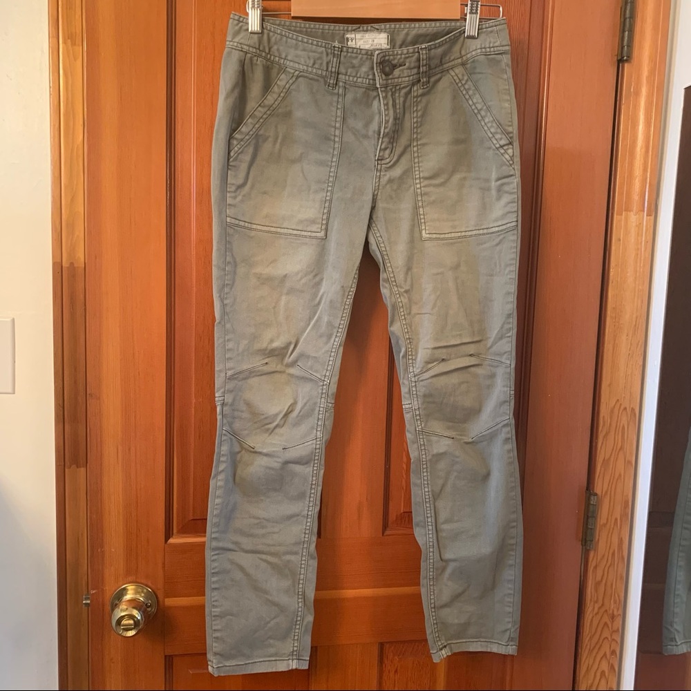 Free People Olive Green Utility Jogger Pants